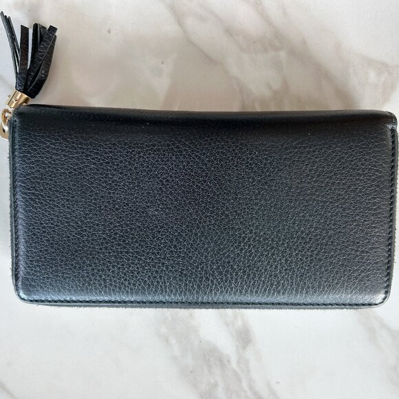 Gucci Soho wallet Zip Around Wallet Black Leather - Picture 2 of 8